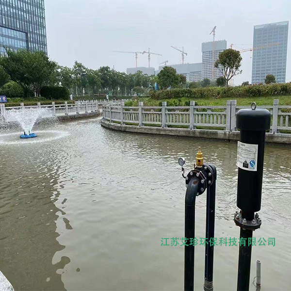 沉水风机喷泉曝气机在上海闵行区河道治理中.jpg